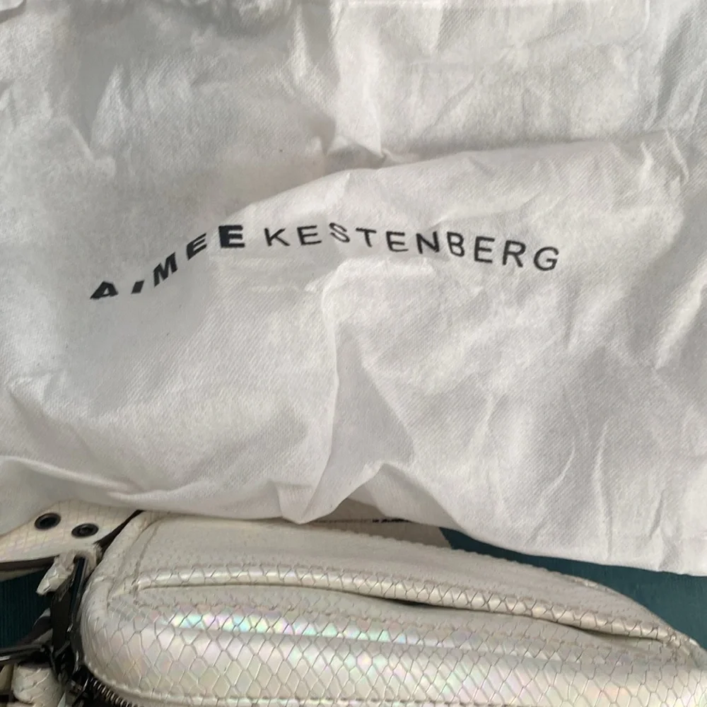 Aimee Kestenberg Cooper Hologram Snake Embossed Leather Crossbody Bag - Picture 9 of 14